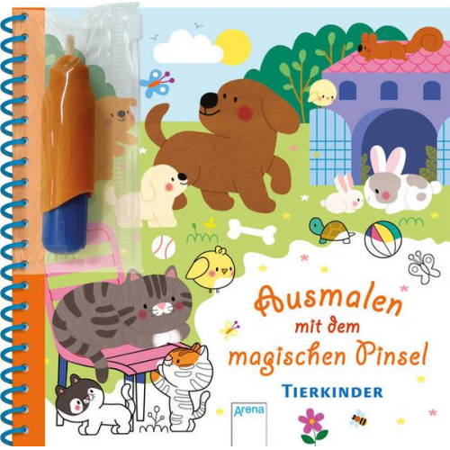 Sophie Ledesma Stefanie Böhm - Ausmalen mit dem magischen Pinsel. Tierkinder