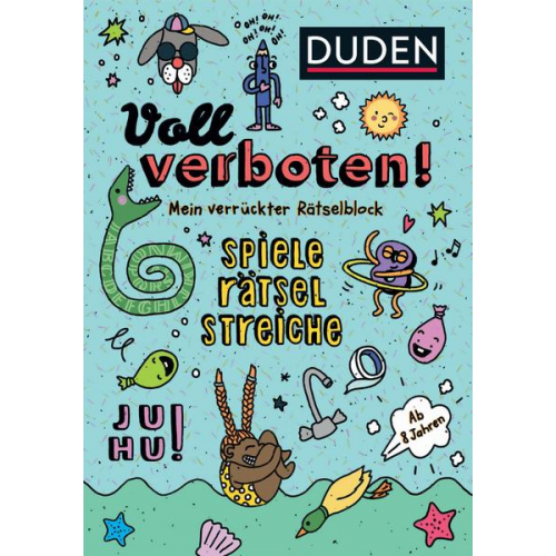 Dudenredaktion & Angelika Sust - Voll verboten! Mein verrückter Rätselblock 1 - Ab 8 Jahren