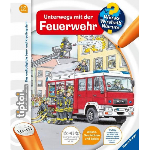 49839 - Tiptoi® Wieso? Weshalb? Warum? Unterwegs mit der Feuerwehr