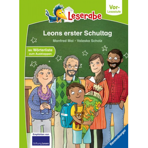 Manfred Mai - Leons erster Schultag - Leserabe ab Vorschule - Erstlesebuch für Kinder ab 5 Jahren