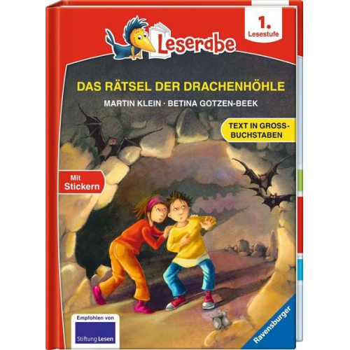 Martin Klein - Das Rätsel der Drachenhöhle - Leserabe ab 1. Klasse - Erstlesebuch für Kinder ab 6 Jahren (in Großbuchstaben)