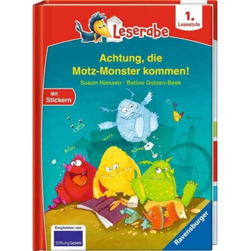 Susan Niessen - Achtung, die Motz-Monster kommen! - Leserabe 1. Klasse - Erstlesebuch für Kinder ab 6 Jahren