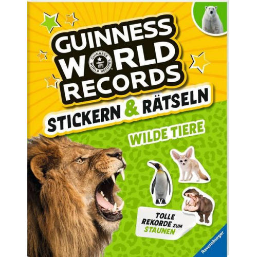 Martine Richter Eddi Adler - Guinness World Records Stickern und Rätseln: Wilde Tiere