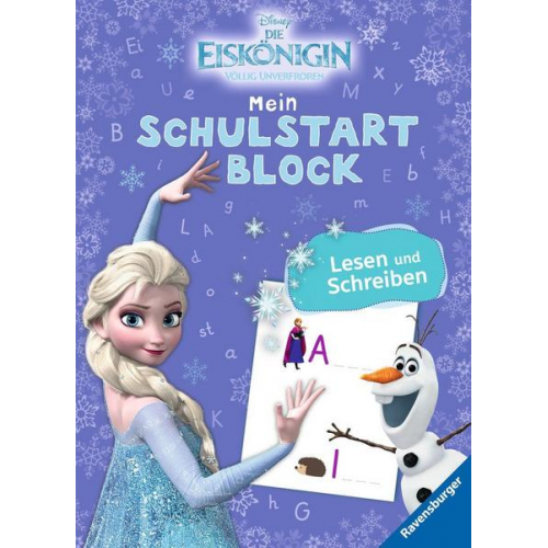 Disney Die Eiskönigin Mein Schulstartblock: Lesen und Schreiben