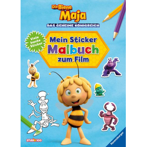 121926 - Die Biene Maja: Mein Sticker-Malbuch zum Film