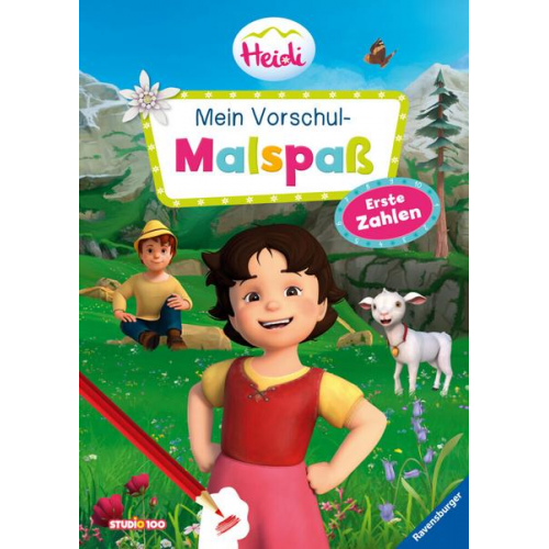 Heidi: Mein Vorschul-Malspaß Erste Zahlen