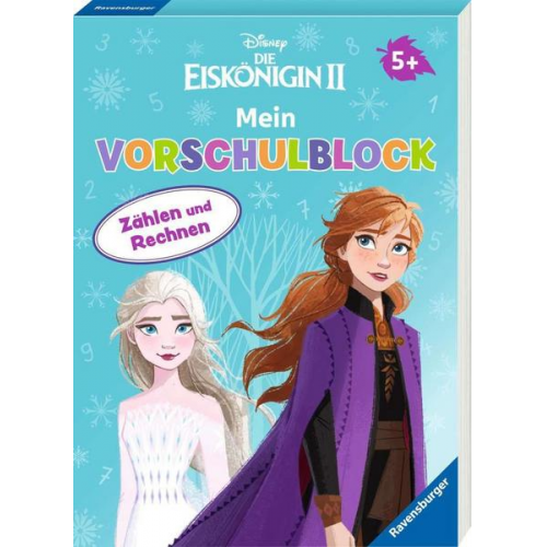 Stefanie Hahn - Ravensburger - Disney Die Eiskönigin 2 Mein Vorschulblock: Zählen und Rechnen