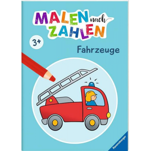 Malen nach Zahlen ab 3: Fahrzeuge