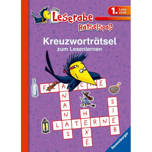 Martine Richter - Leserabe: Kreuzworträtsel zum Lesenlernen (1. Lesestufe), lila