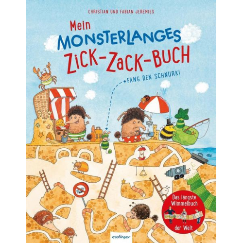 Fabian und Christian Jeremies - Mein monsterlanges Zick-Zack-Buch: Fang den Schnurk!