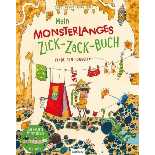 Fabian Jeremis Christian Jeremis - Mein monsterlanges Zick-Zack-Buch: Finde den Hoggel!