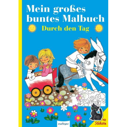 Mein großes buntes Malbuch: Durch den Tag