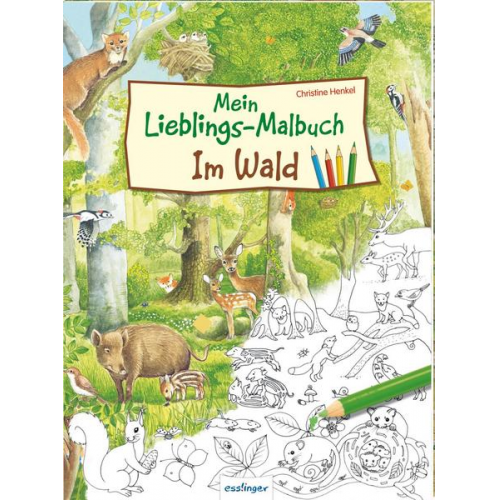 Mein Lieblings-Malbuch – Im Wald