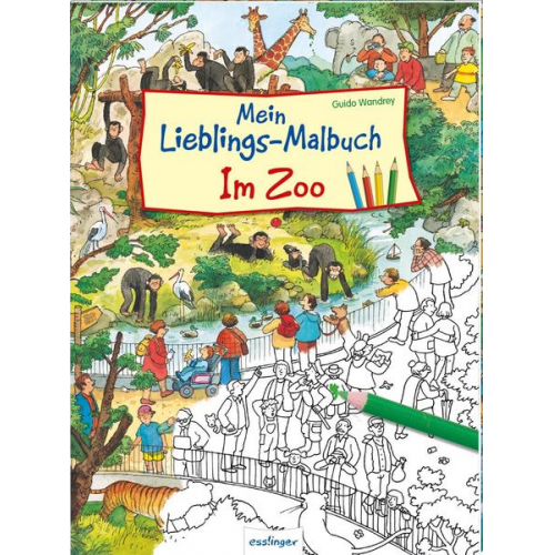 Mein Lieblings-Malbuch – Im Zoo