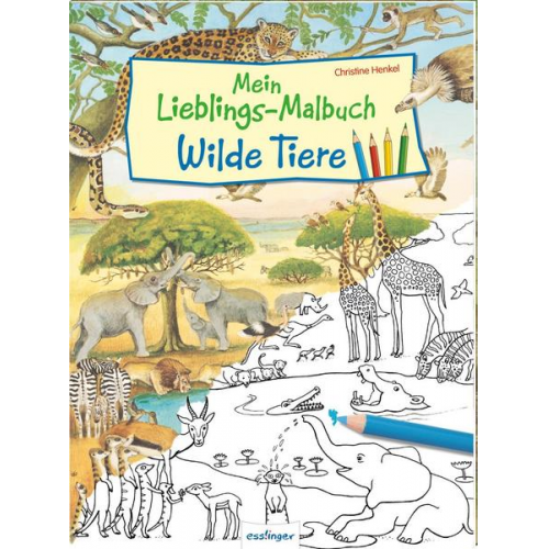 Mein Lieblings-Malbuch – Wilde Tiere