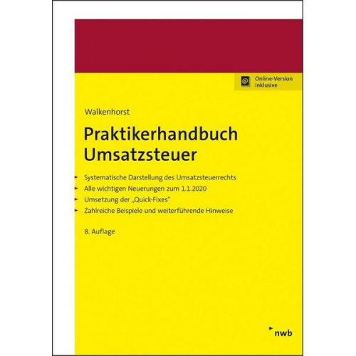 Ralf Walkenhorst - Praktikerhandbuch Umsatzsteuer