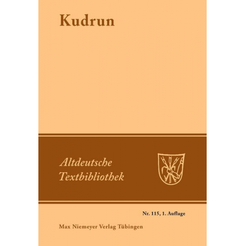 Georg Baesecke & Burghart Wachinger & Hermann Paul & Karl Bartsch & Karl Stackmann - Kudrun