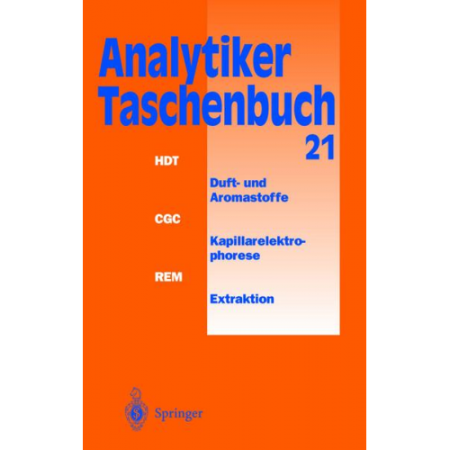 Helmut Günzler & A. Müfit Bahadir & Klaus Danzer & Werner Engewald & Wilhelm Fresenius - Analytiker-Taschenbuch