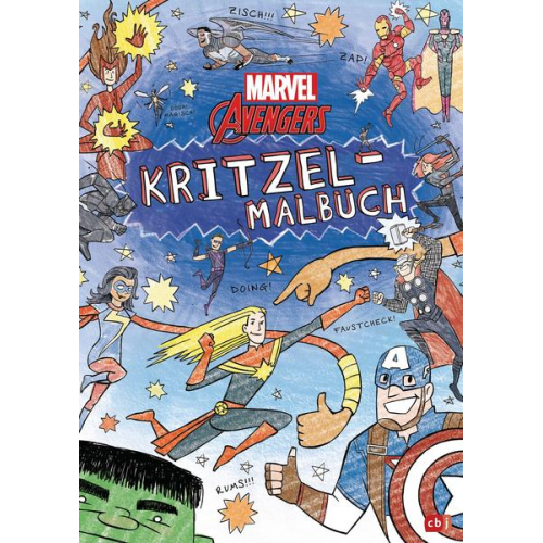 56336 - MARVEL Avengers Kritzel-Malbuch