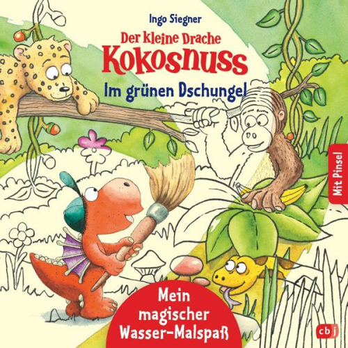 Ingo Siegner - Der kleine Drache Kokosnuss – Mein magischer Wasser-Malspaß - Im grünen Dschungel