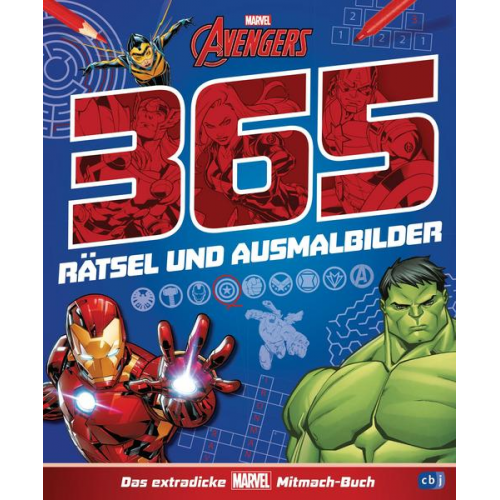 58778 - MARVEL Avengers 365 Rätsel und Ausmalbilder - Das extradicke MARVEL-Mitmach-Buch