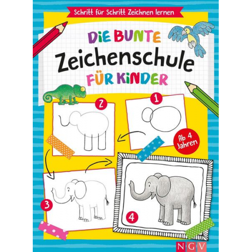 49386 - Die bunte Zeichenschule für Kinder ab 4 Jahren