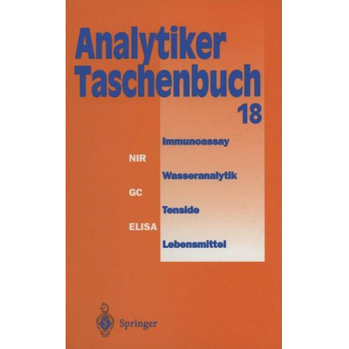 A. Müfit Bahadir & Helmut Günzler & H. Wisser & Klaus Danzer & Wilhelm Fresenius - Analytiker-Taschenbuch