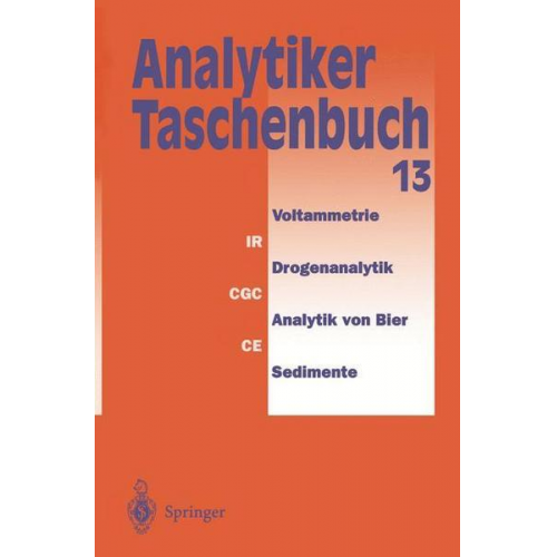 Helmut Günzler & A. Müfit Bahadir & Rolf Borsdorf & Klaus Danzer & Wilhelm Fresenius - Analytiker-Taschenbuch