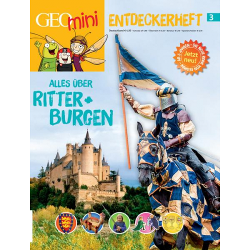 Rosa Wetscher - GEOlino mini Entdeckerheft 3/2016 - Alles über Ritter + Burgen