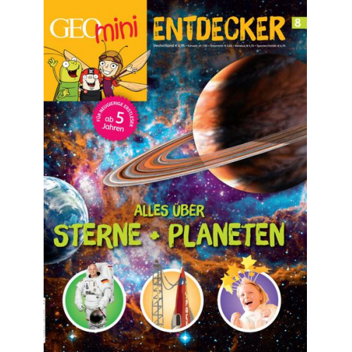 116989 - GEOlino mini Entdeckerheft 8/2017 - Alles über Sterne + Planeten