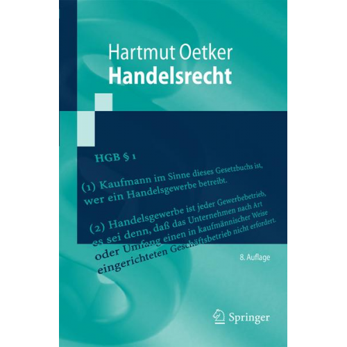 Hartmut Oetker - Handelsrecht
