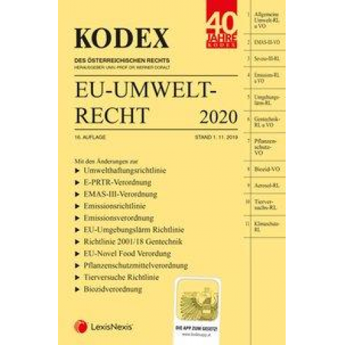 KODEX EU-Umweltrecht 2020