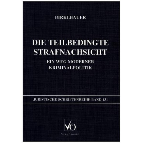 Birklbauer - Die Teilbedingte Strafnachsicht