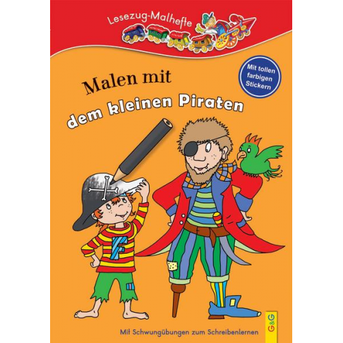 LESEZUG/ Malbuch: Malen mit Pirat