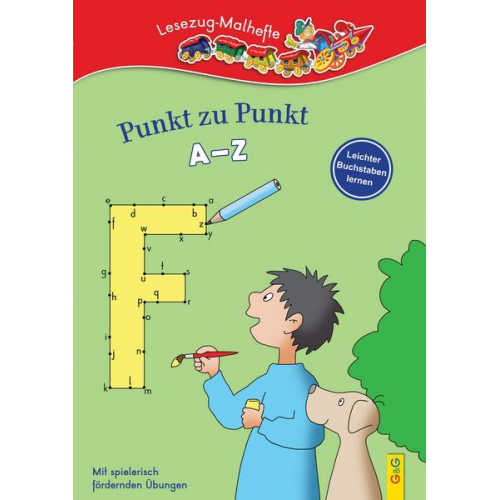 LESEZUG/ Malbuch: Punkt zu Punkt - A-Z