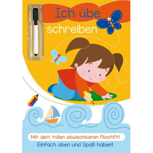 Lernheft mit abwaschbarem Stift - Ich übe Schreiben