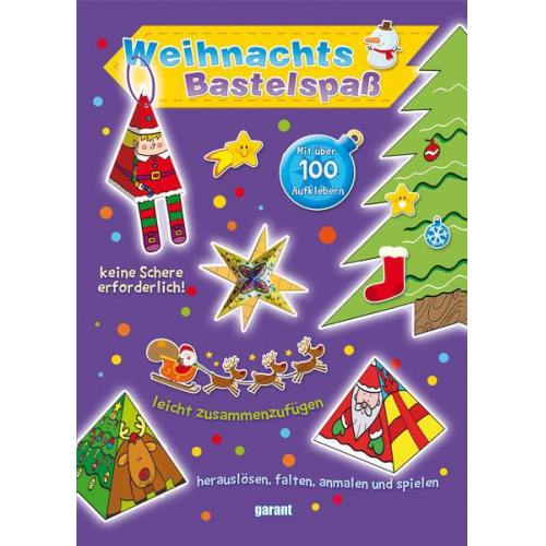 Weihnacht-Bastelspaß lila