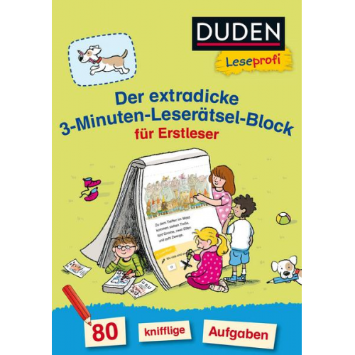 Susanna Moll - Duden Leseprofi – Der extradicke 3-Minuten-Leserätsel-Block für Erstleser