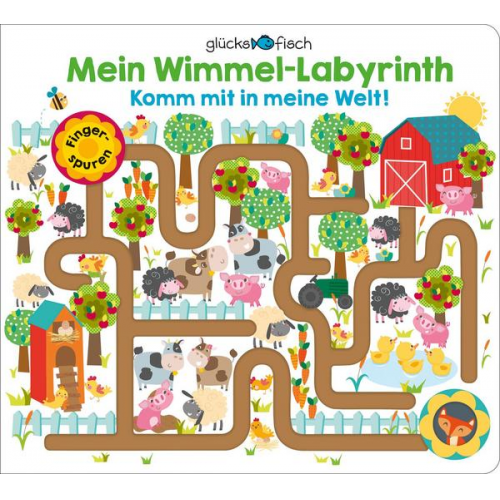 Glücksfisch: Mein Wimmel-Labyrinth: Komm mit in meine Welt!