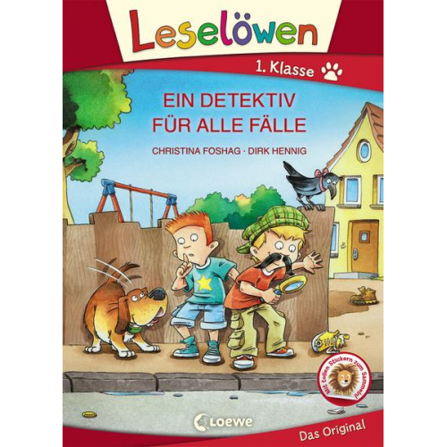 Christina Foshag - Leselöwen 1. Klasse - Ein Detektiv für alle Fälle (Großbuchstabenausgabe)