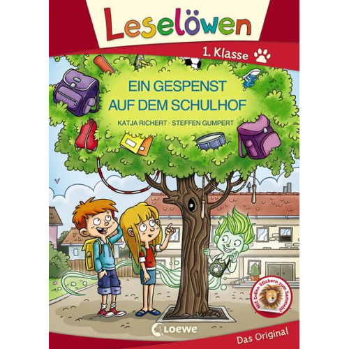 Katja Richert - Leselöwen 1. Klasse - Ein Gespenst auf dem Schulhof (Großbuchstabenausgabe)