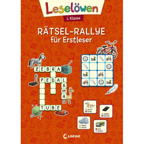 8438 - Leselöwen Rätsel-Rallye für Erstleser - 1. Klasse (Orange)