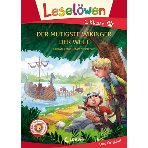 Fabian Lenk - Leselöwen 1. Klasse - Der mutigste Wikinger der Welt (Großbuchstabenausgabe)