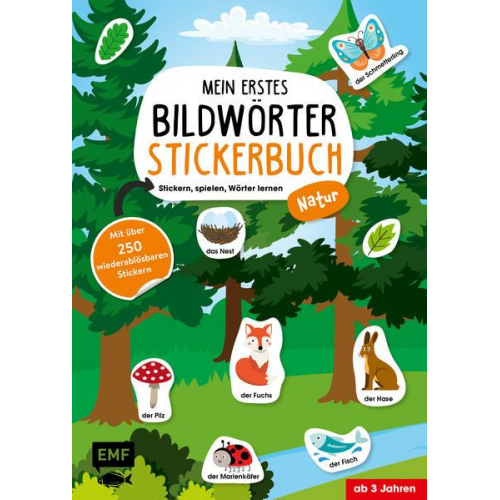 Mein erstes Bildwörter-Stickerbuch – Natur