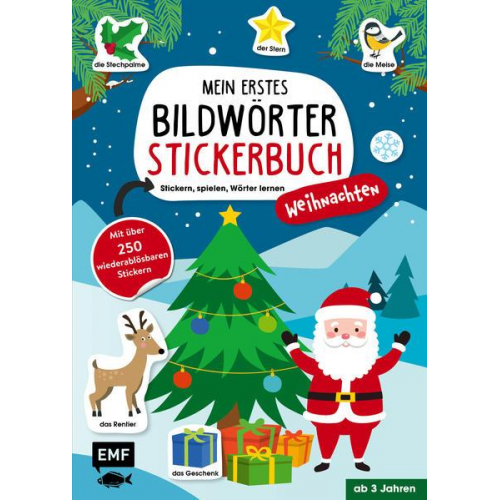 Mein erstes Bildwörter-Stickerbuch – Weihnachten