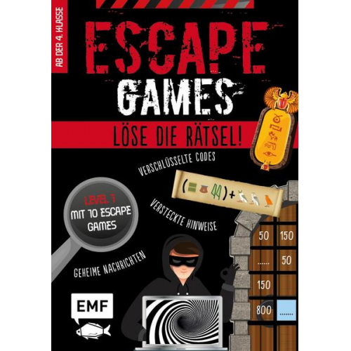 Mathieu Quénée - Escape Games Level 1 (rot) – Löse die Rätsel! – 10 Escape Games ab der 4. Klasse