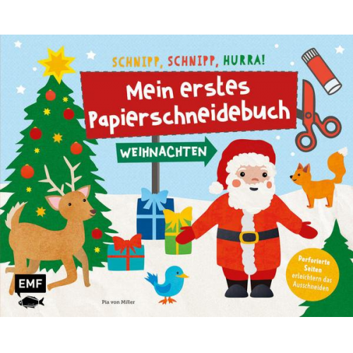 Mein erstes Papierschneidebuch – Weihnachten – Schnipp, schnipp, hurra!