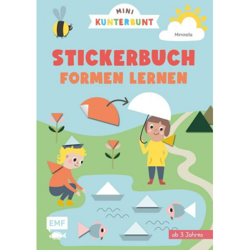 Mini Kunterbunt – Mein erstes Formen-Stickerbuch für Kinder ab 3 Jahren