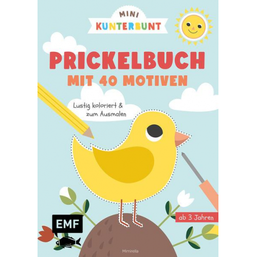 Mini Kunterbunt – Mein erstes Prickelbuch für Kinder ab 3 Jahren