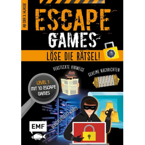 Mathieu Quénée - Escape Games Level 1 (orange) – Löse die Rätsel! – 10 Escape Games ab der 3. Klasse